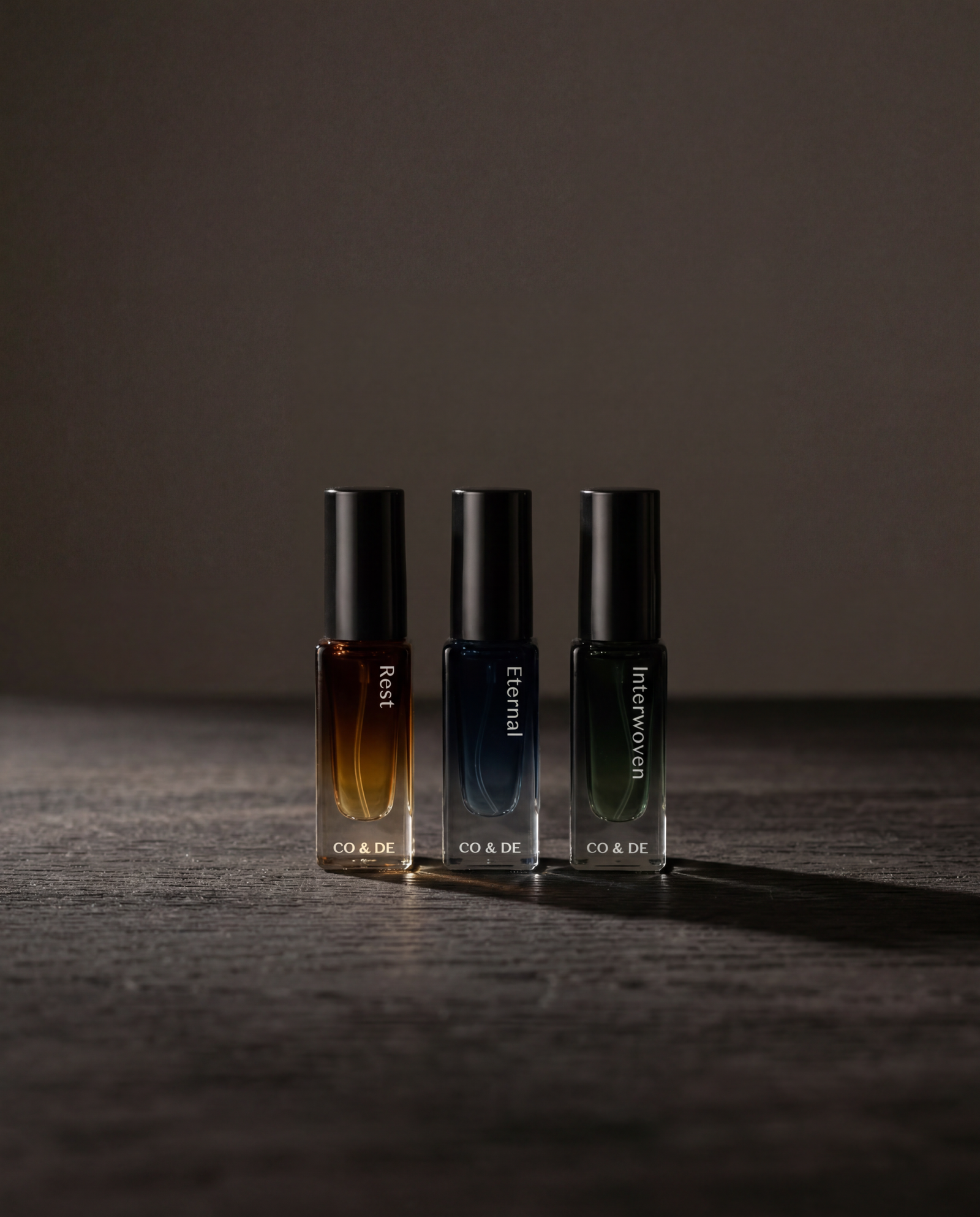 CO&DE 香水家系列三款：憩 Rest、常 Eternal、絡 Interwoven